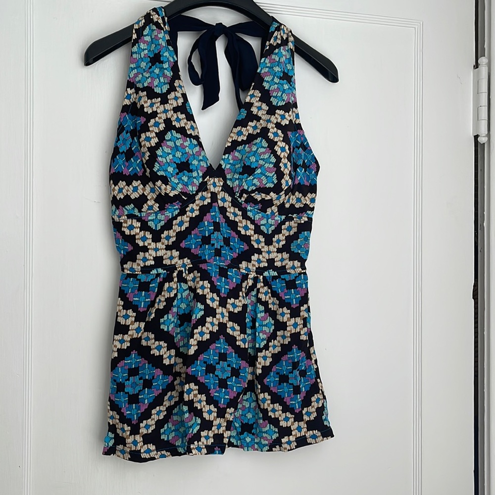 BEAUTIFUL PLENTY BY TRACY REESE SZ 0 SILK TOP